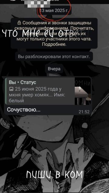бригу что произошло? пиши в ком