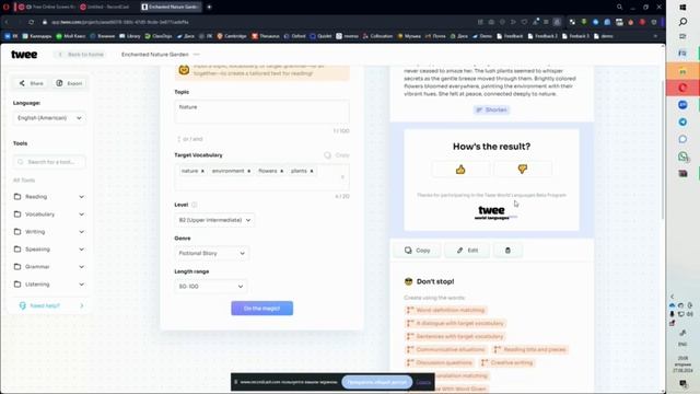 Twee ‑ Made with RecordCast