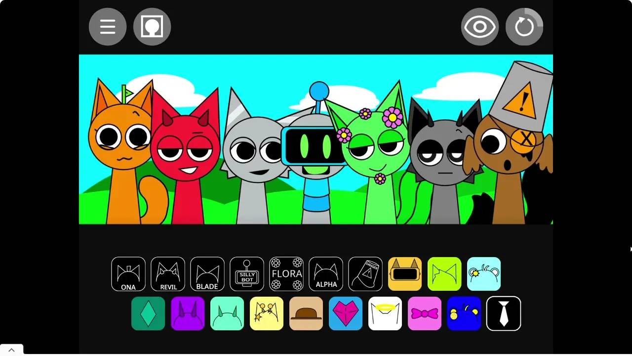 Веселый и милый мод Sprunki - Песня Incredibox Sprunki