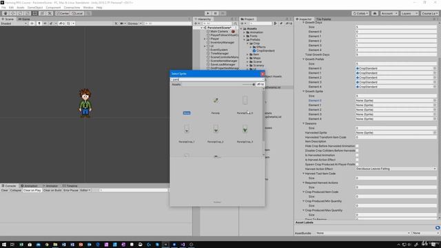 58 - Populate Parsnip Crop Data - Unity 2D Game Developer Course Farming RPG