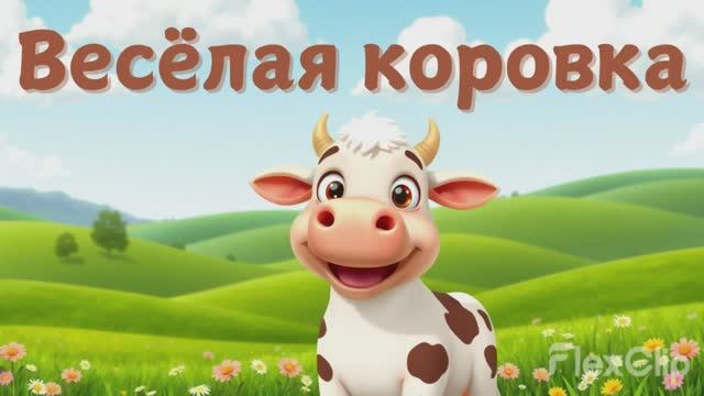 ВЕСЕЛАЯ КОРОВКА | Веселая песенка детям