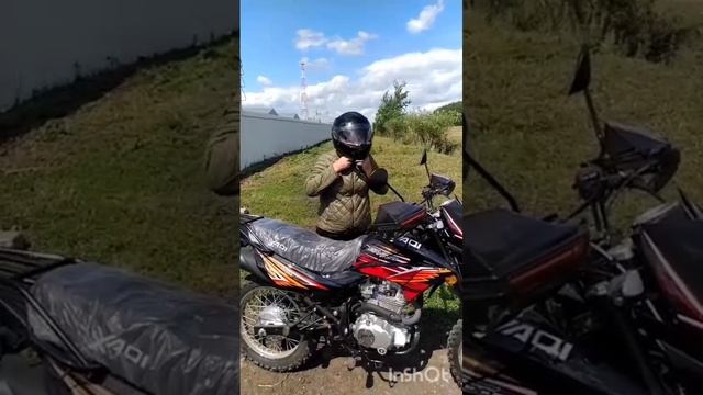 Семья Ильдуловых подарила бойцу СВО мотоцикл «Эндуро»