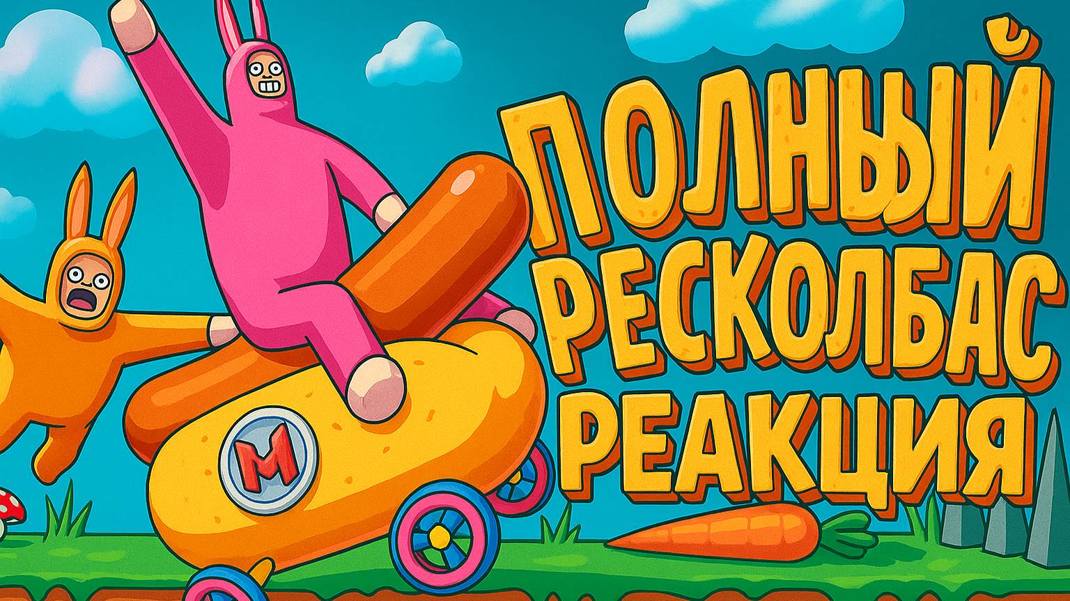 Полный расколбас (Super Bunny Man) 🐰🐇 #реакция #yosquad @MrMarmok @MarmokLive @johan59