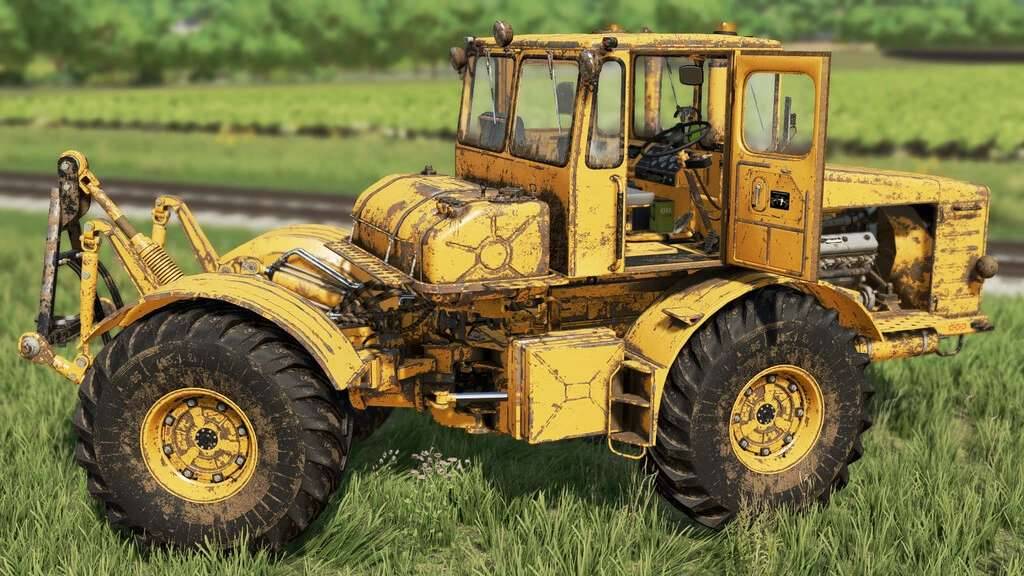 FS25 дискование трактором кировец