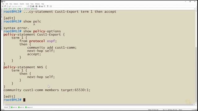 02. Route Target Import and Export Policies