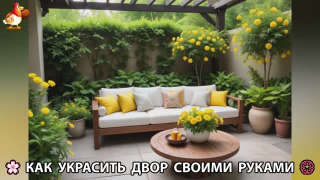 Как украсить двор дома фото идеи (657) 🏡 для дачи и сада своими руками 🌷🪻🌺💮