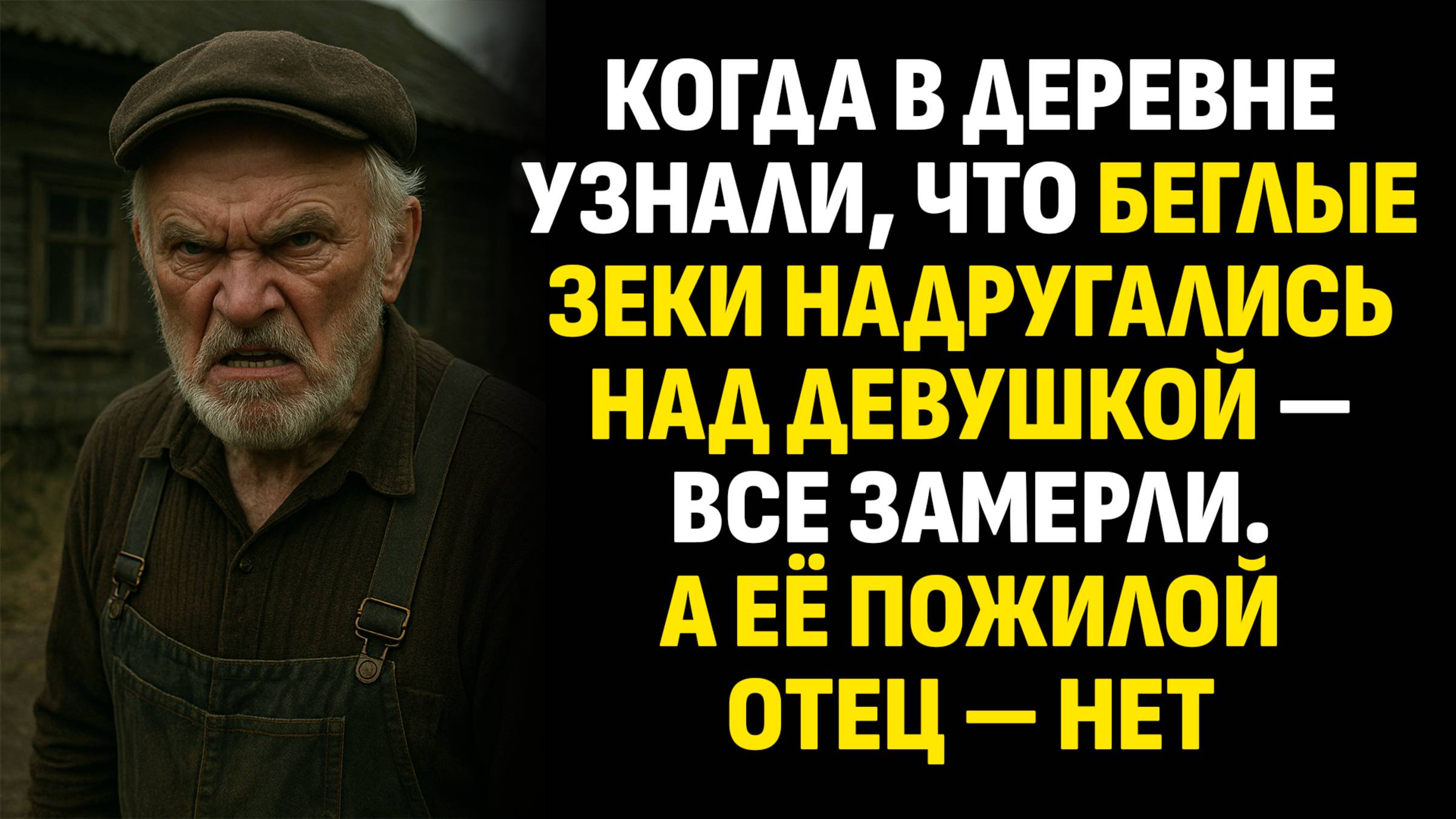 Истории из жизни. Когда в деревне узнали, что беглые зеки надругались над... Слушать аудиорассказ