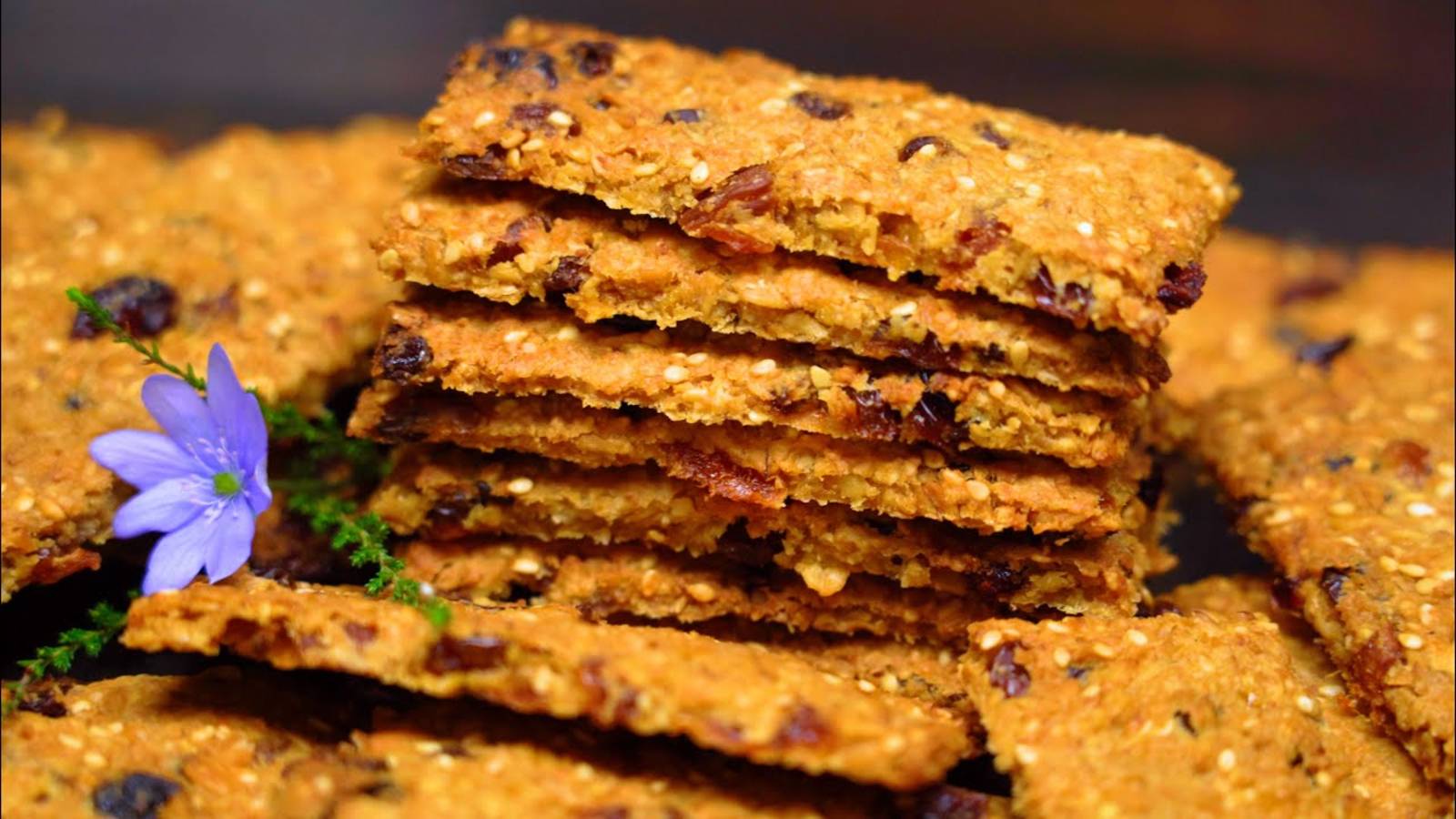 ЛЮБИМЫЙ ПЕРЕКУС 🥰 Без муки, яиц и молока! ОВСЯНОЕ ПЕЧЕНЬЕ ХЛЕБЦЫ Рецепт