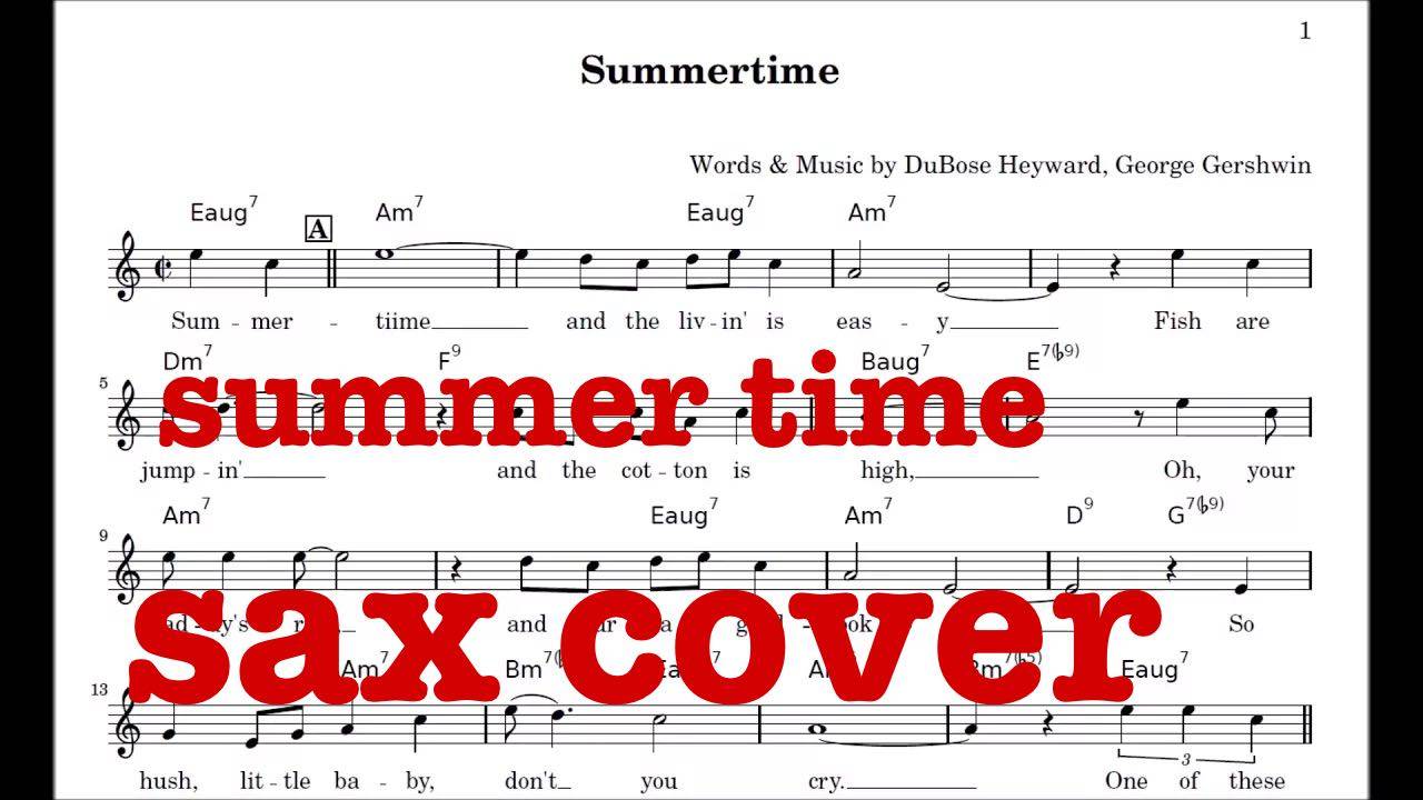 Summer time (sax cover)