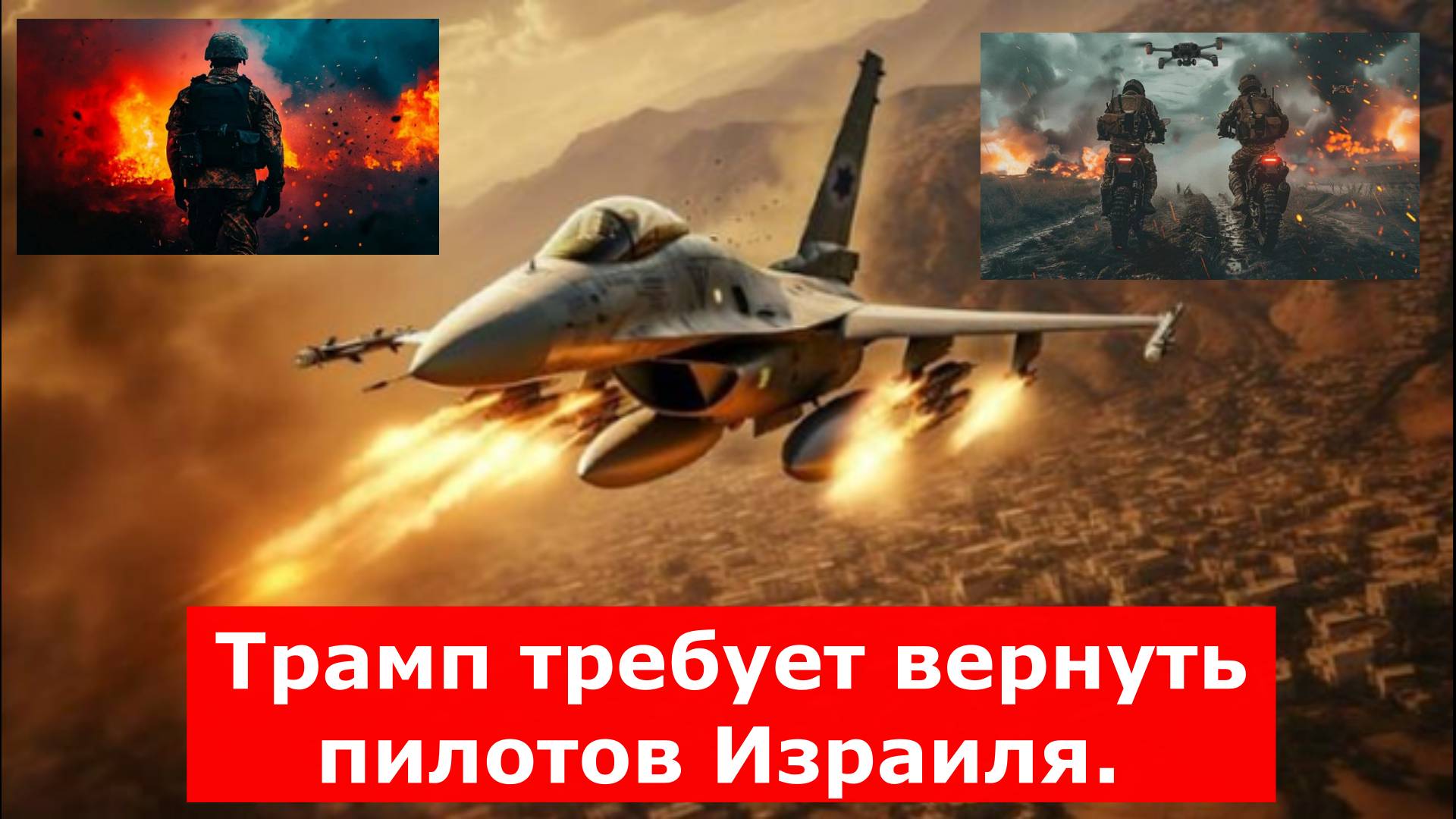 Трамп требует вернуть пилотов Израиля. Разведка дала мрачный прогноз по Киеву. Огромный "гриб"