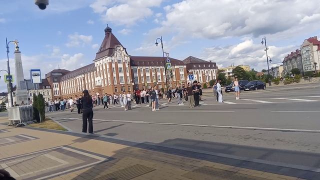 Репетиция выпускного вечера