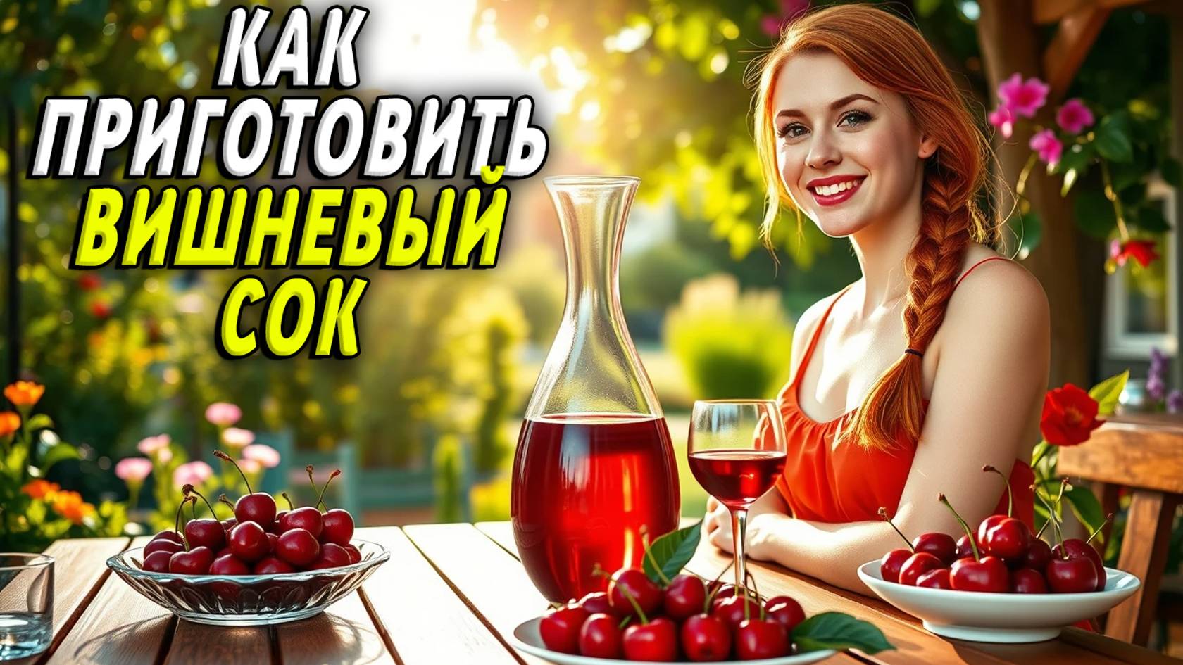 Как приготовить сок из вишни