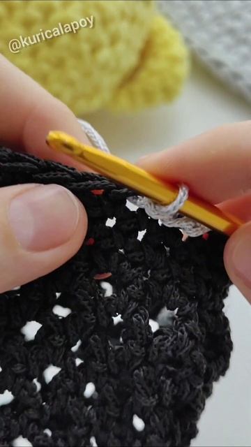 Как вязать соединительные петли  #crochet #вязание #вязаниедляначинающих #вязаниекрючком