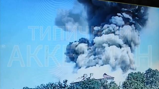 Кадры прилета Искандера по объекту в городе Белгород-Днестровский, Одесская область.  Военный ...