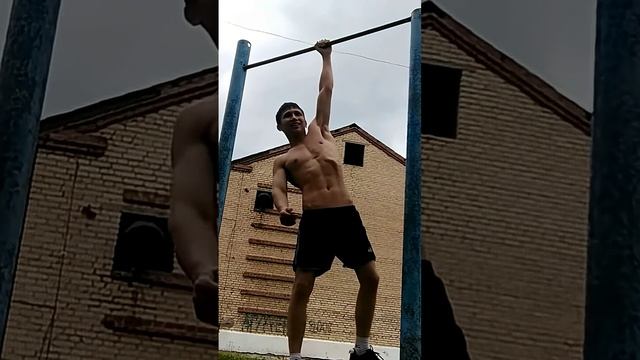 4 one arm pull ups (3 right arm, 1 left arm)