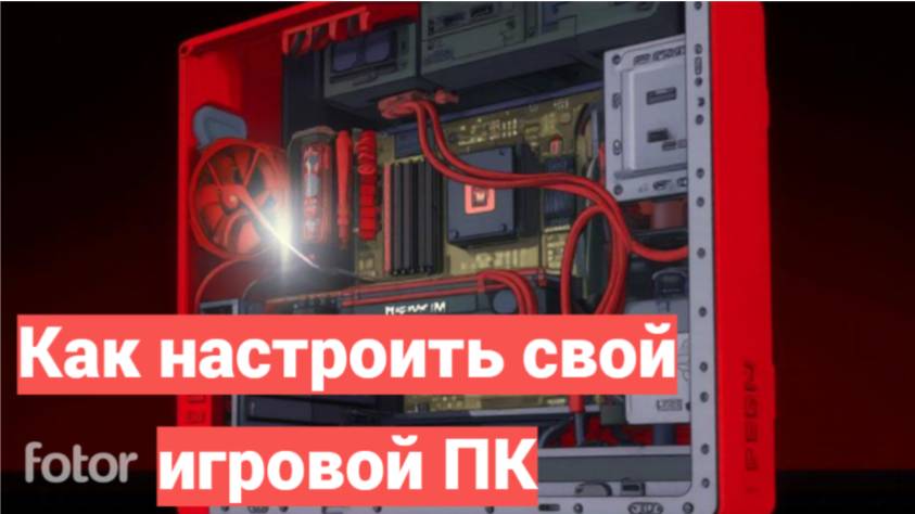 Как настроить свой игровой ПК