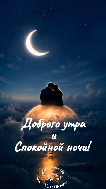 Спокойной ночи. Доброе утро. ВидеоОткрытка
