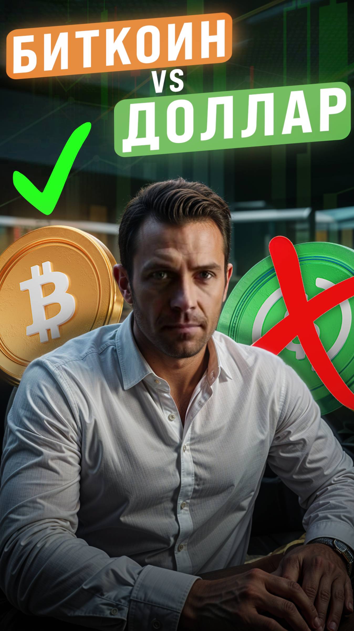 БИТКОИН ПРОТИВ ДОЛЛАРА В 2025Г