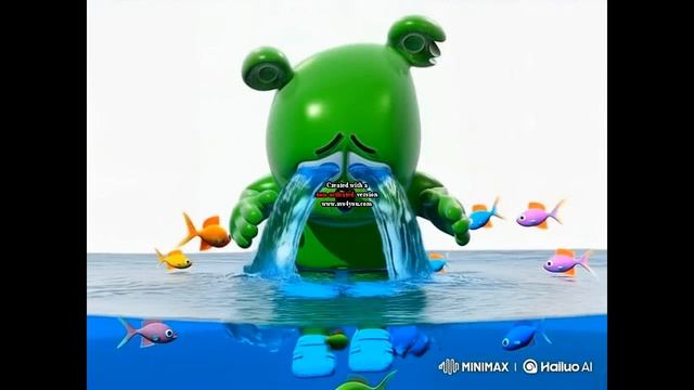gummibar puched and crying