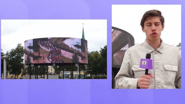 В Ярославле на площади Труда появился новый арт-объект – огромный светодиодный экран