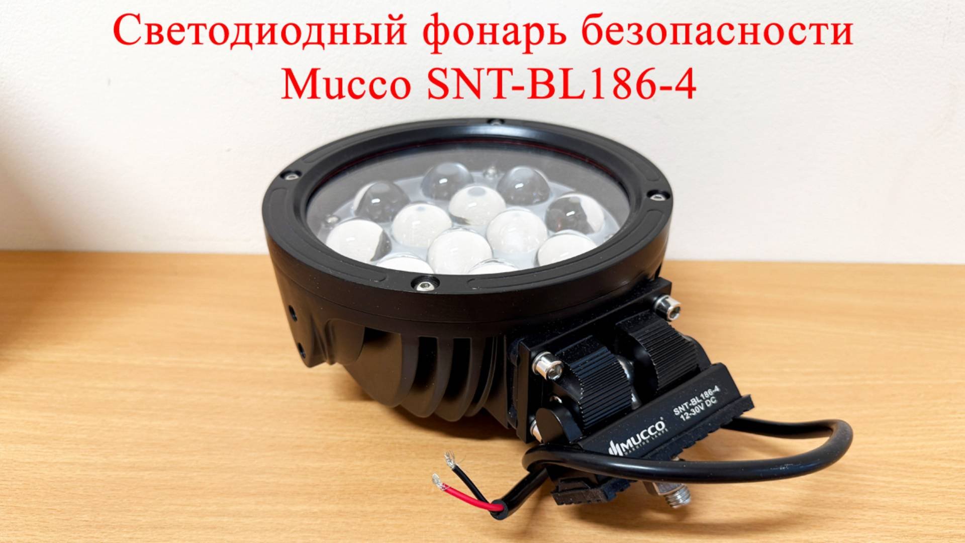 Светодиодный фонарь безопасности Mucco SNT-BL186-4
