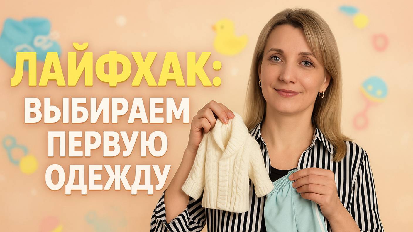 Как выбрать первую одежду для новорожденного?