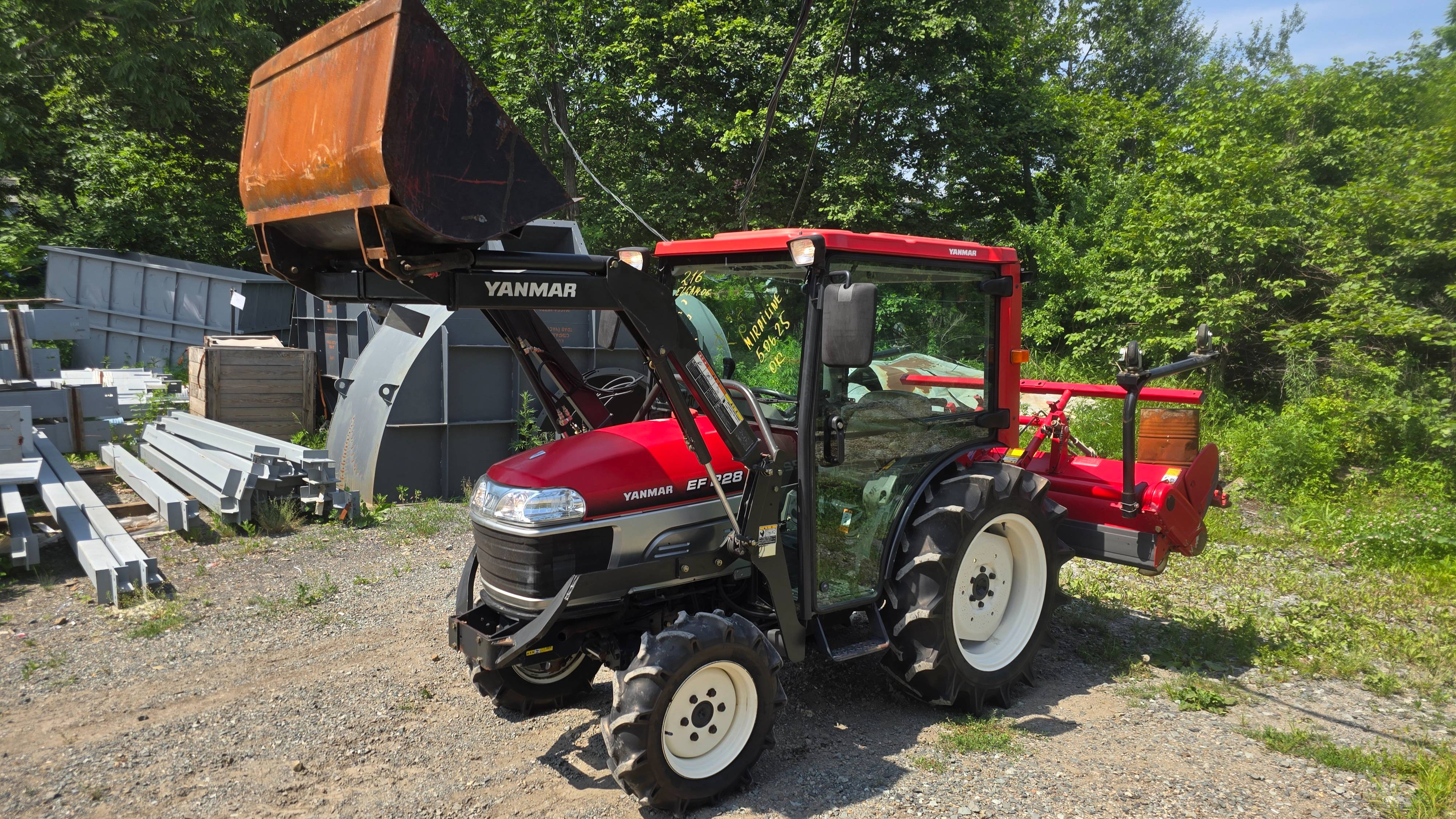 "ЭПСМ" YANMAR EF228 КУН - 250КГ " ОТЛИЧНОЕ СОСТОЯНИЕ" КОНДИЦИОНЕР, ВО ВЛАДИВОСТОКЕ