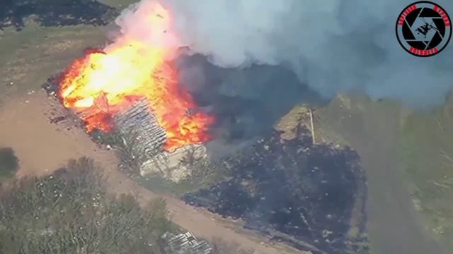 Был склад боеприпасов и нет его. Видео- @bortzhyrnal Военный Осведомитель