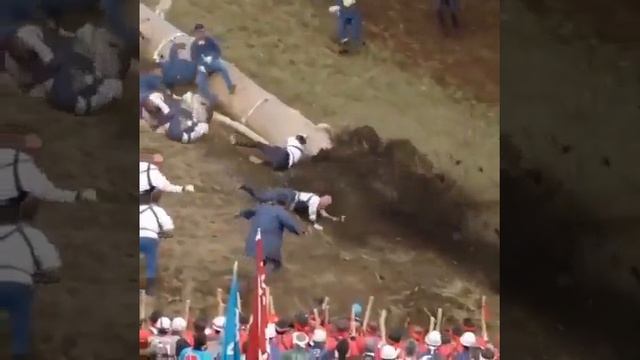 Омбасира — самый опасный фестиваль в Японии