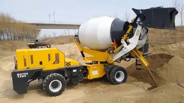 3,5 м³ Мобильный дизельный самозагружающийся бетон