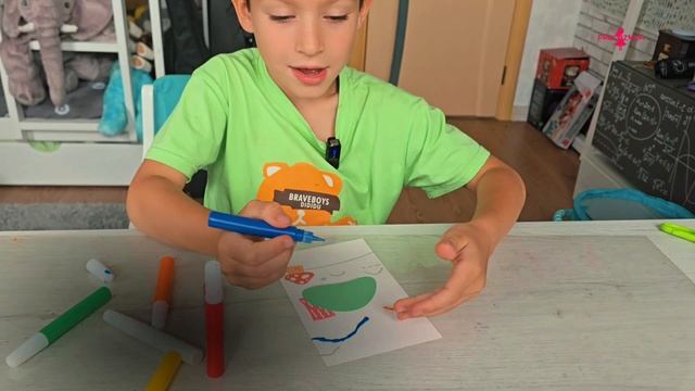 НАБОР ДЛЯ РИСОВАНИЯ РАСПАКОВКА
