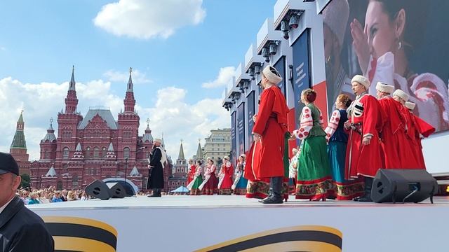 24.06.2025 г. Кубанский казачий хор на Красной площади