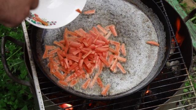 Казачий кулеш на костре. Просто и понятно