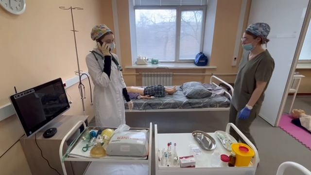 Экстренная мед. помощь при Судорожном синдроме в условиях симуляционного центра, 2025 г.
