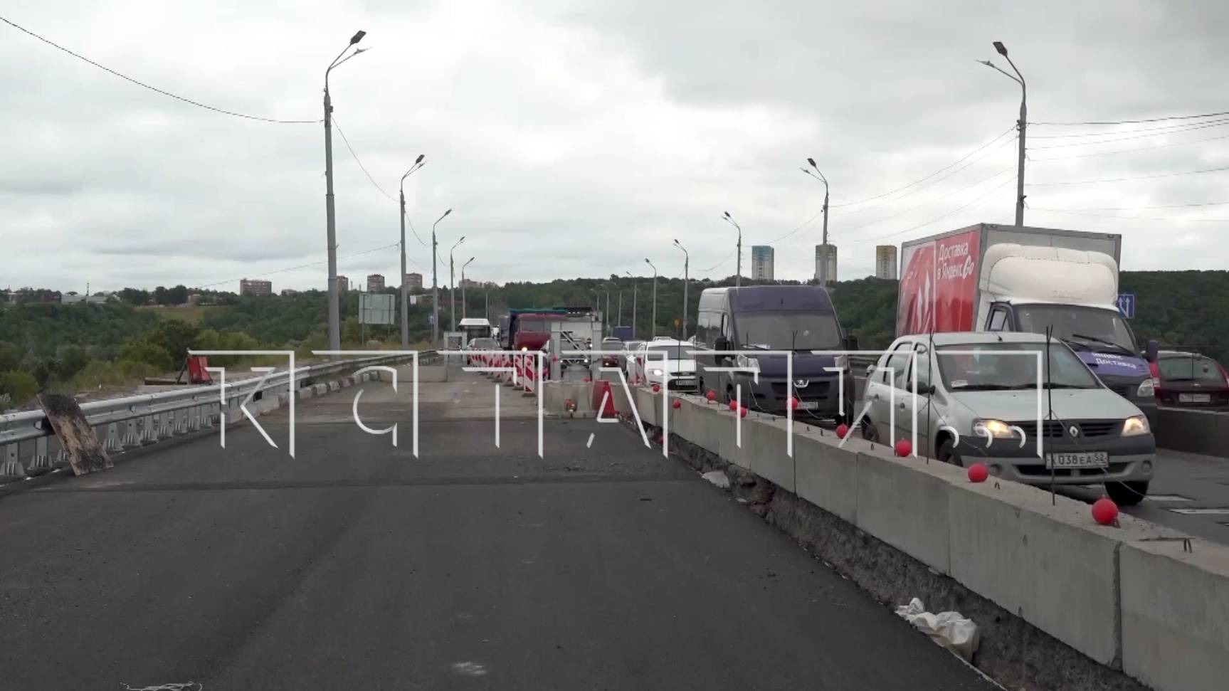 Завершён первый этап ремонта Мызинского путепровода