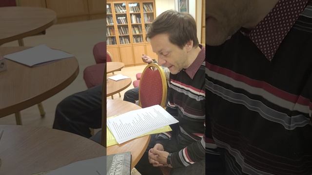 Юрий Тубольцев читает цитаты и афоризмы в библиотеке Толстого Москва 21.06.2025 г. Эпизод (1)