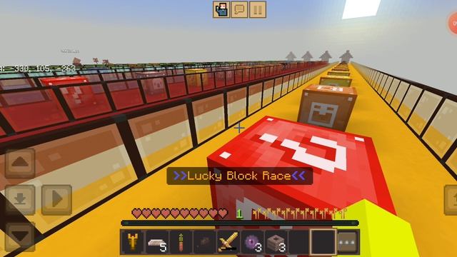 Minecraft Но это мир Лаки блоков