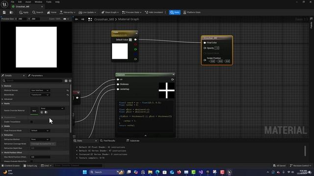 18.9 Создайте схему виджета Crosshair