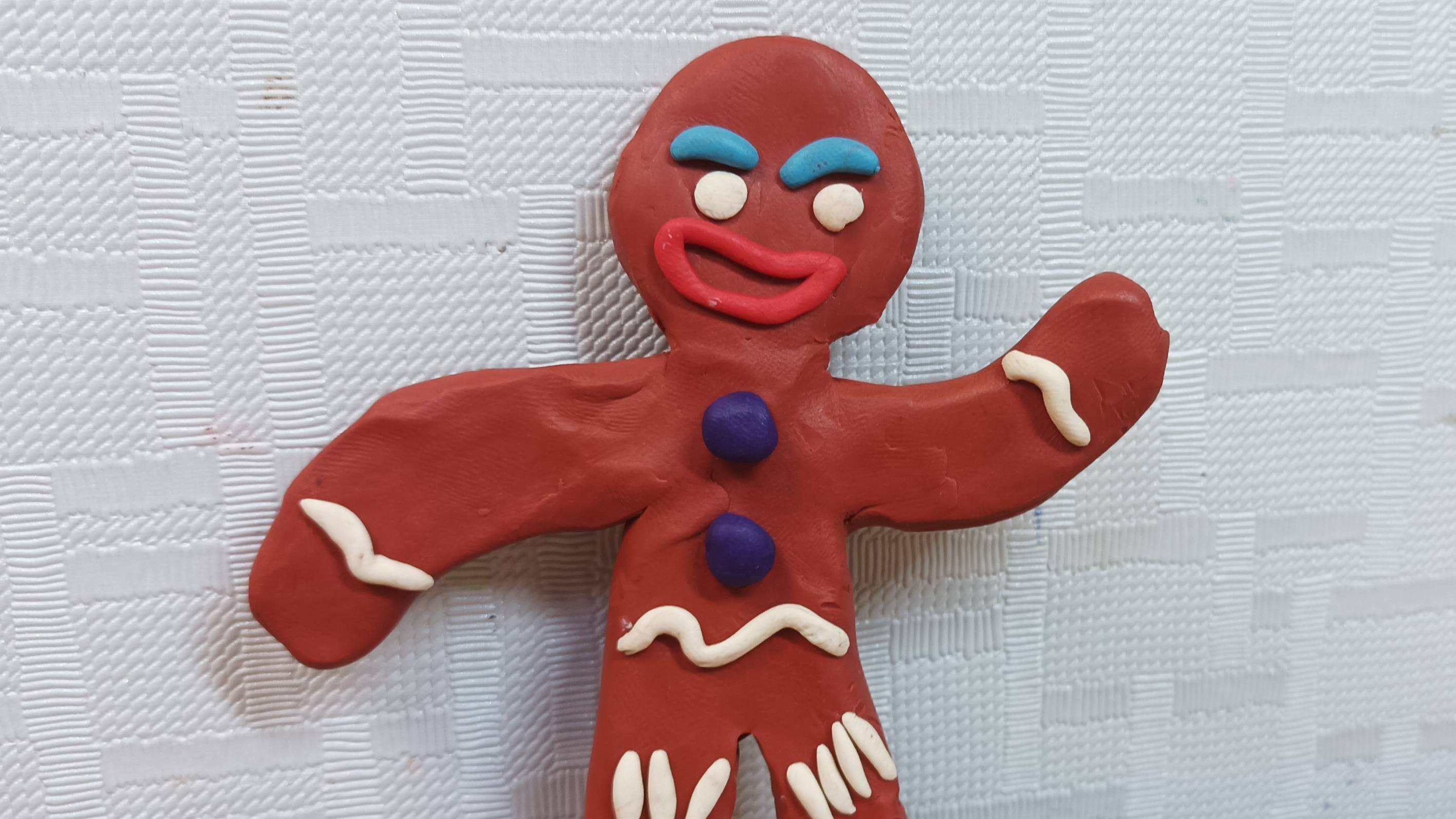 Я леплю Пряню из мультика Шрек