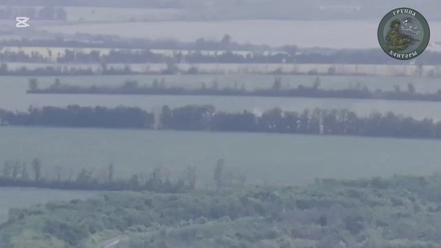 Уничтожение ударом оптоволоконного FPV-дрона танка Всу в районе н.п Песчаное 💥🇷🇺👊