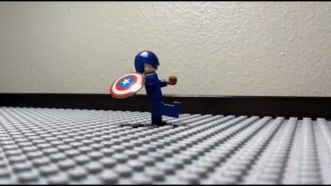 Бедный Кэп: ( Анимация Lego