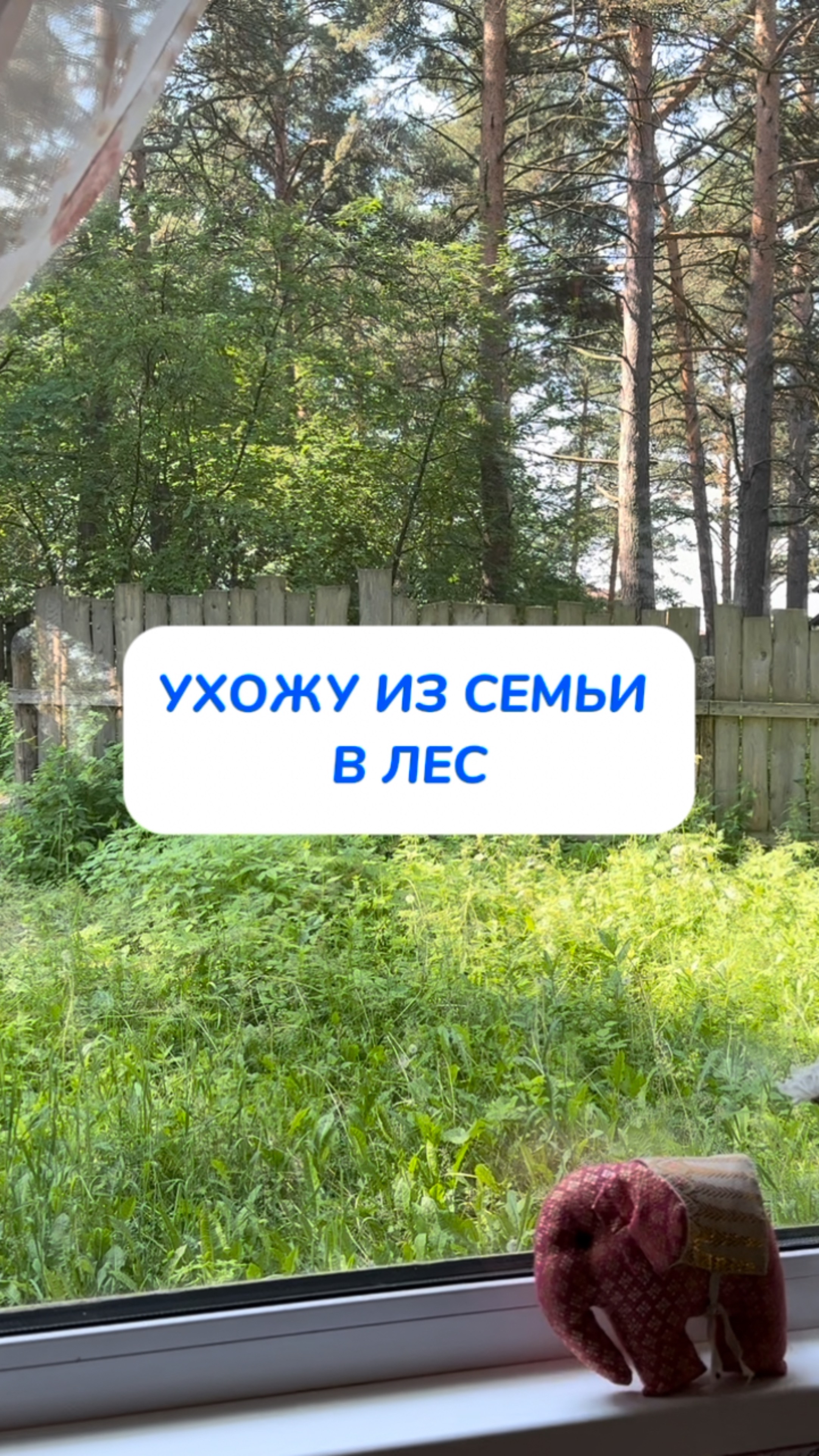 Мне всё надоело, уезжаю одна в тайгу. Арт на салфетки WB #234627478
Ozon #1641932840