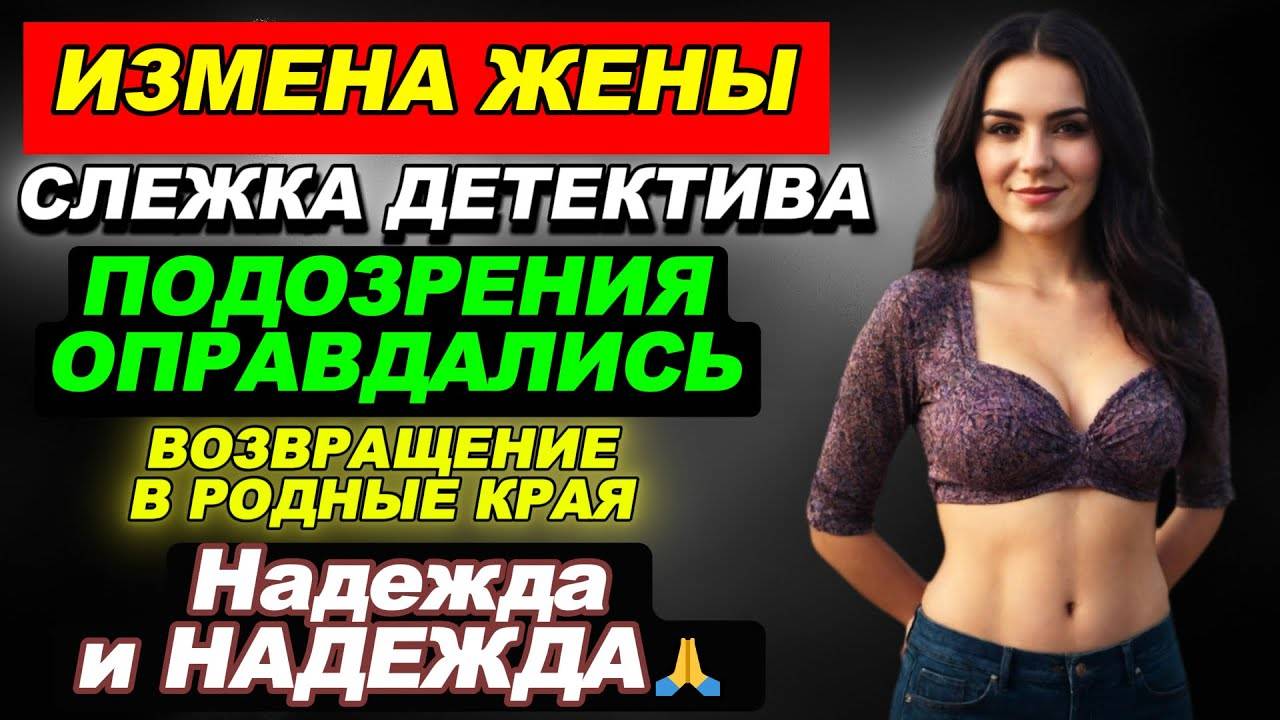 Измена жены. Слежка детектива. Опасения оправдались. Бесшумный уход. Надежда. Аудио рассказы
