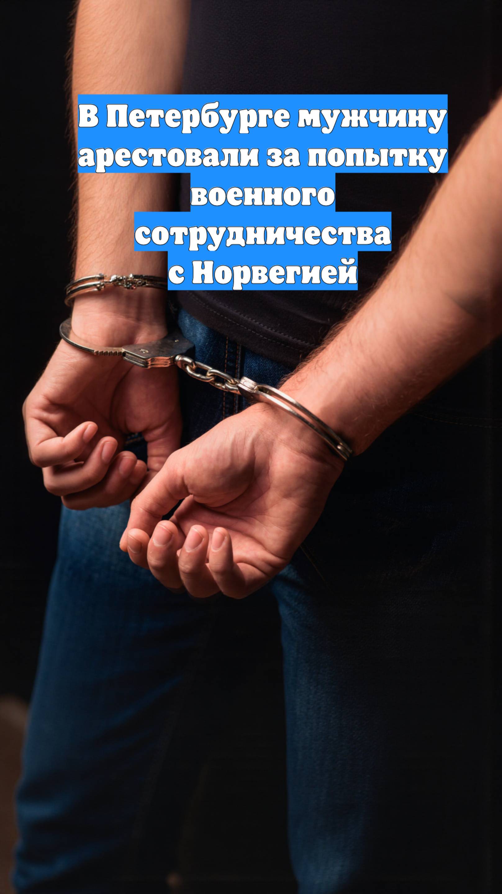 В Петербурге мужчину арестовали за попытку военного сотрудничества с Норвегией