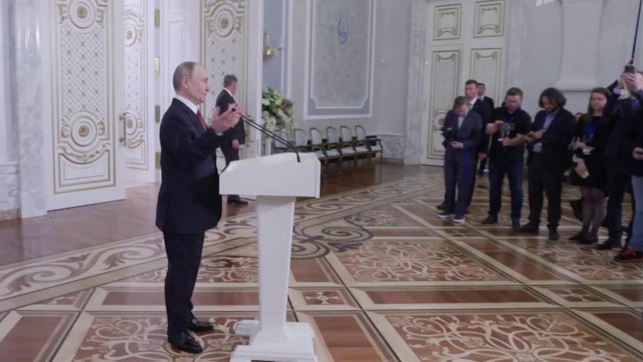 Владимир Путин подводит итоги саммита ЕАЭС в Минске