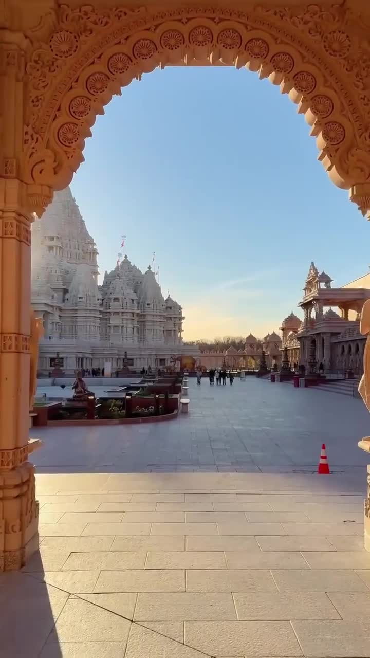 BAPS Shri Swaminarayan Akshardham in Robbinsville, New Jersey, is one of the most impressive Hind...
