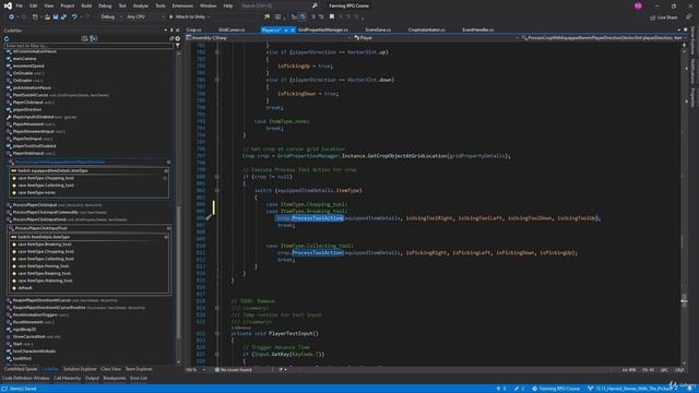 69 - Harvest Stones With The Pickaxe - Unity 2D Game Developer Course Farming RPG