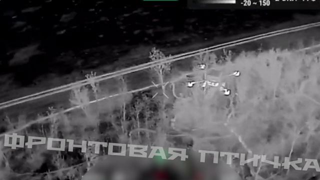 Сбитие путём тарана агродрона всу 《Баба-Яга》 нашим квадрокоптером.