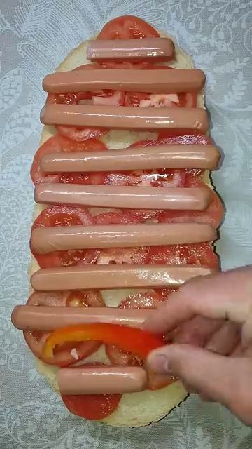 Хлебо-пицца офигенная быстрота приготовления
