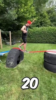 Слои ленты против паркура 🎯